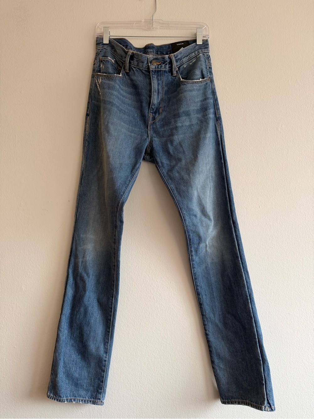 Vince Jeans 28x31 Mens Japanese Denim Made In USA Slim Tapered Fit